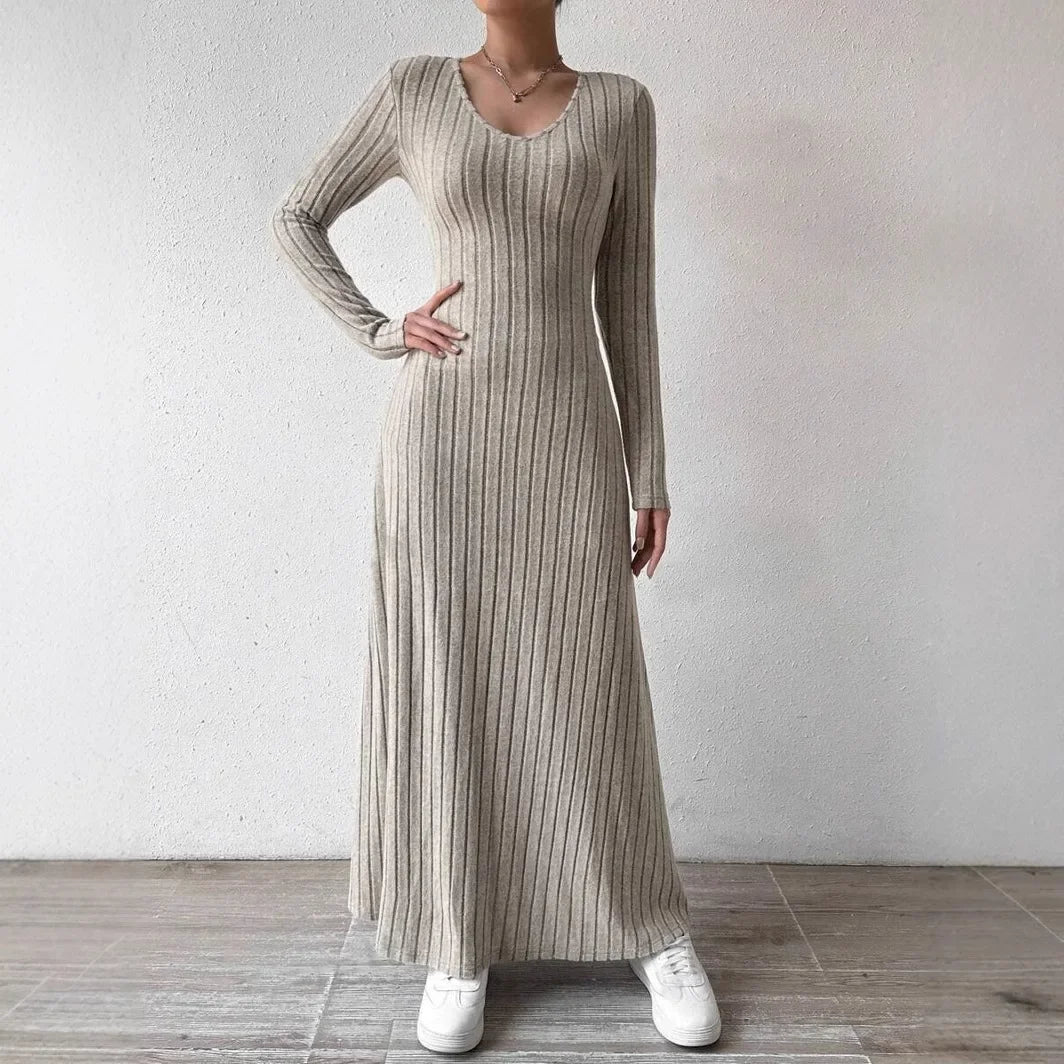 Slim Knit Maxi Dress