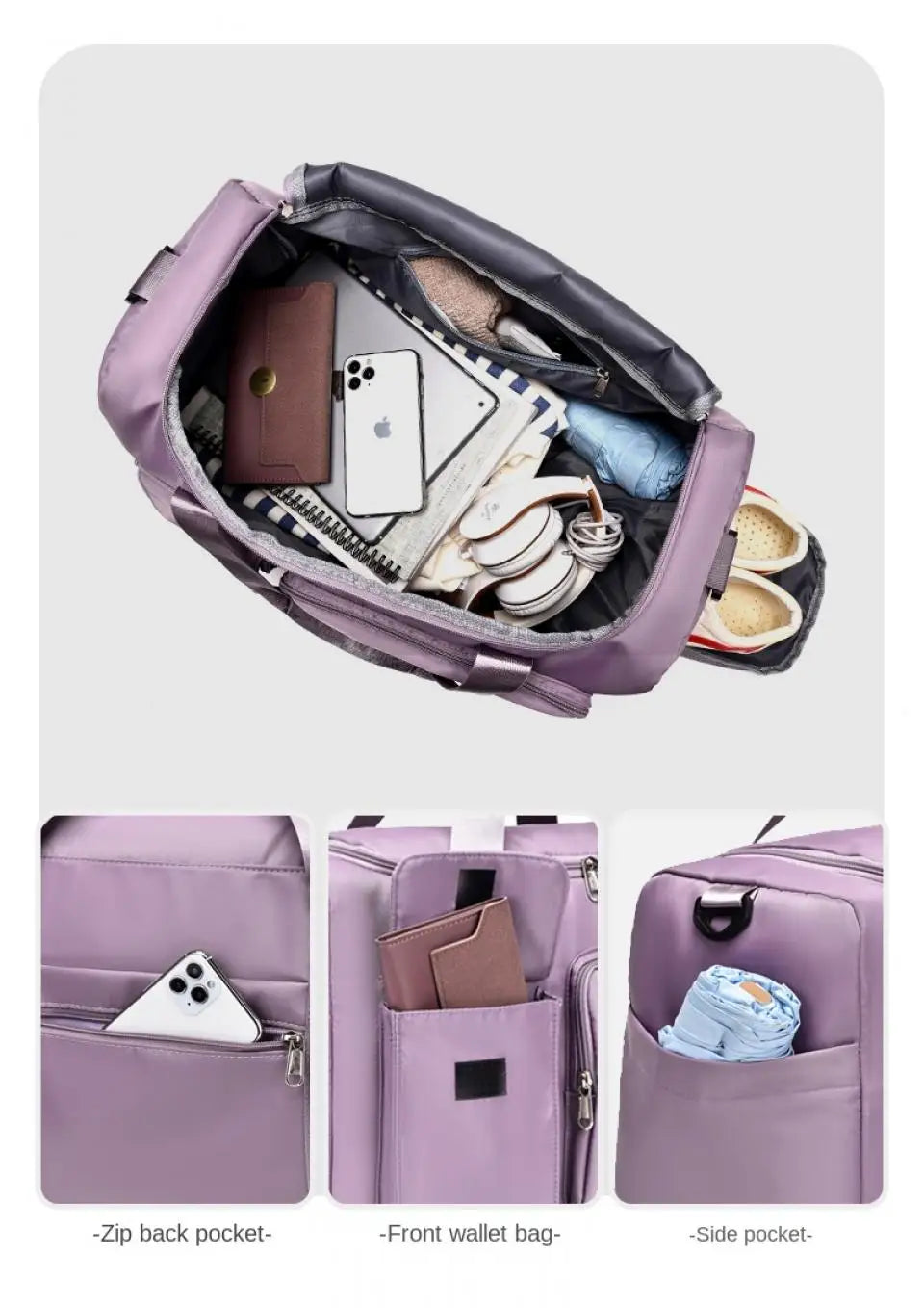 UNIXINU Women’s Large Capacity Carry-On Bag