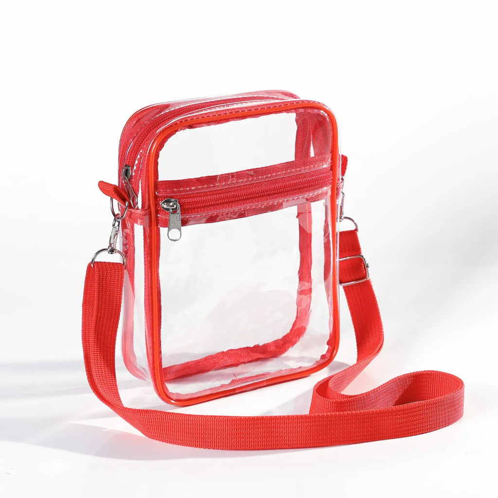 Stadium-Ready Clear Crossbody Purse