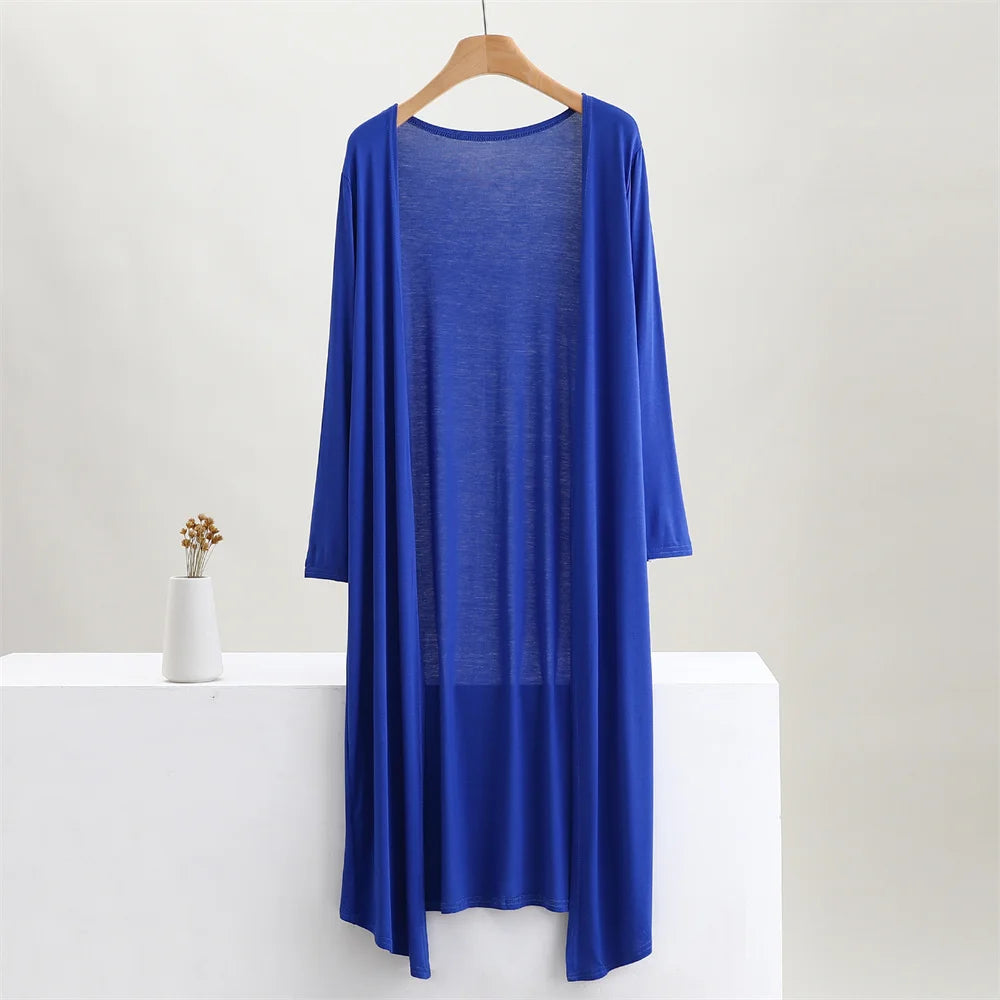 Soft Modal Longline Cardigan