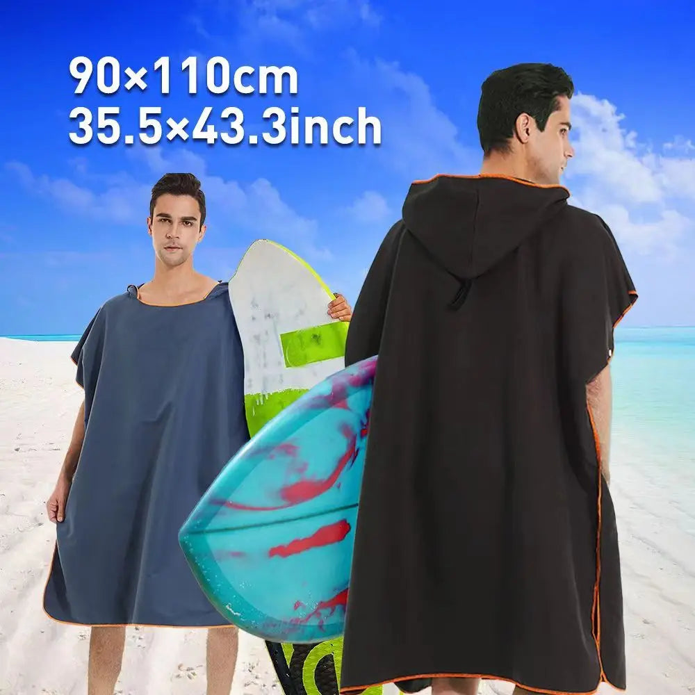 Quick-Dry Hooded Beach Poncho
