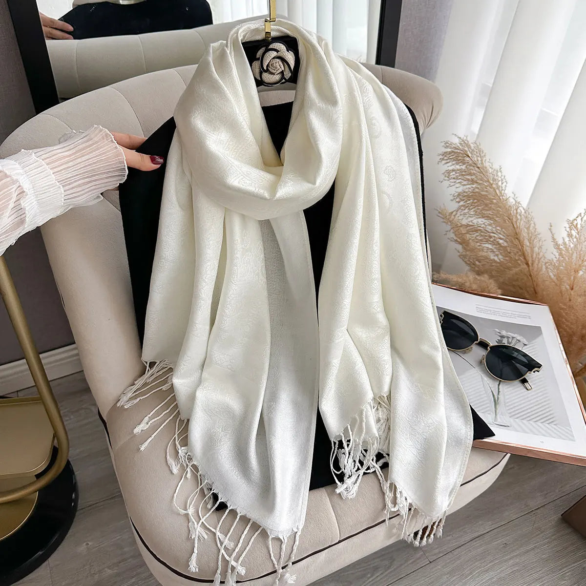 Bohemian Paisley Pashmina Scarf