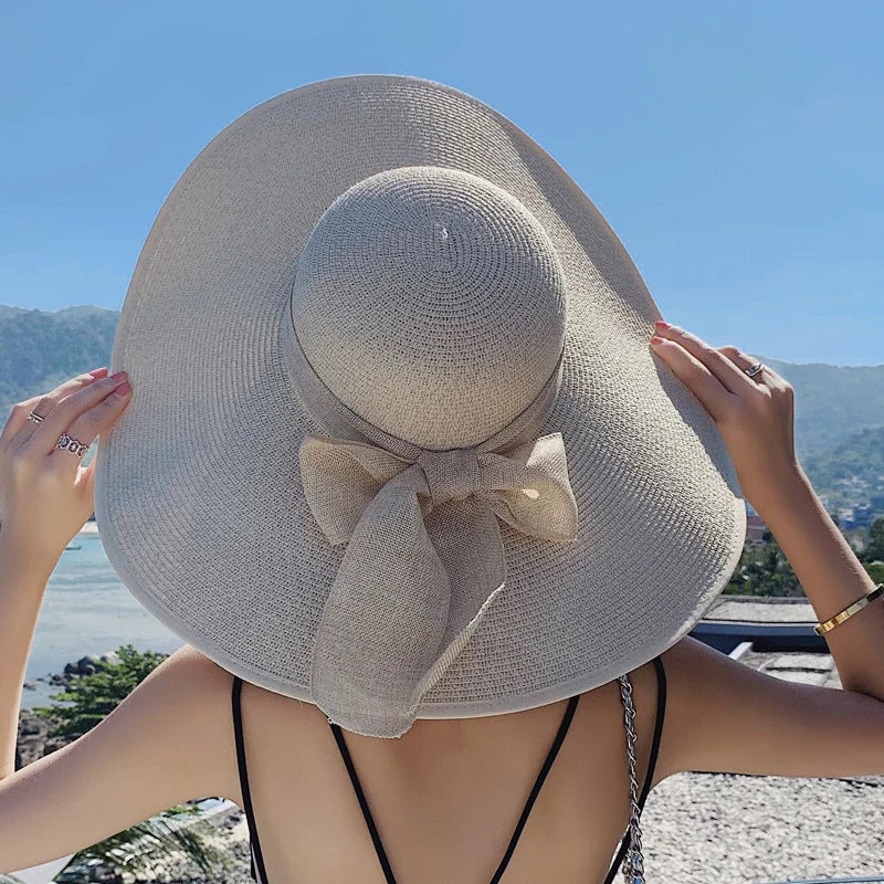 Seaside Elegance Wide Brim Hat
