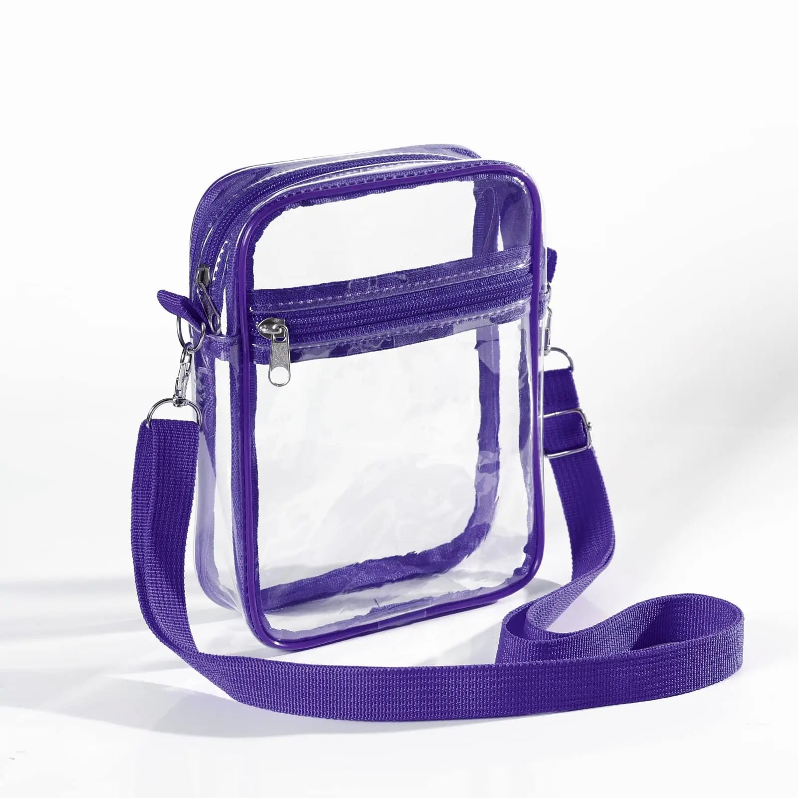 Stadium-Ready Clear Crossbody Purse