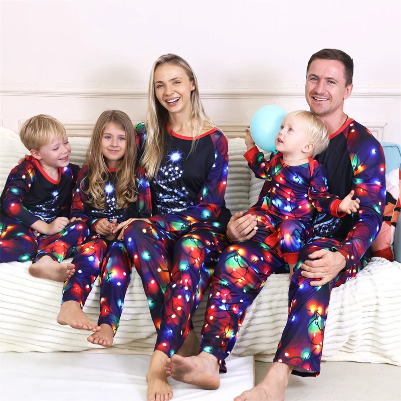 2025 Cartoon Family Christmas Pajama Set