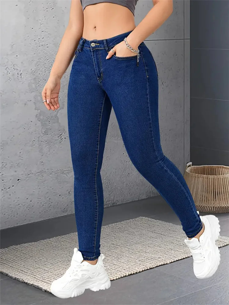 Women’s Stretch Skinny Jeans – Slim Fit Pencil Pants