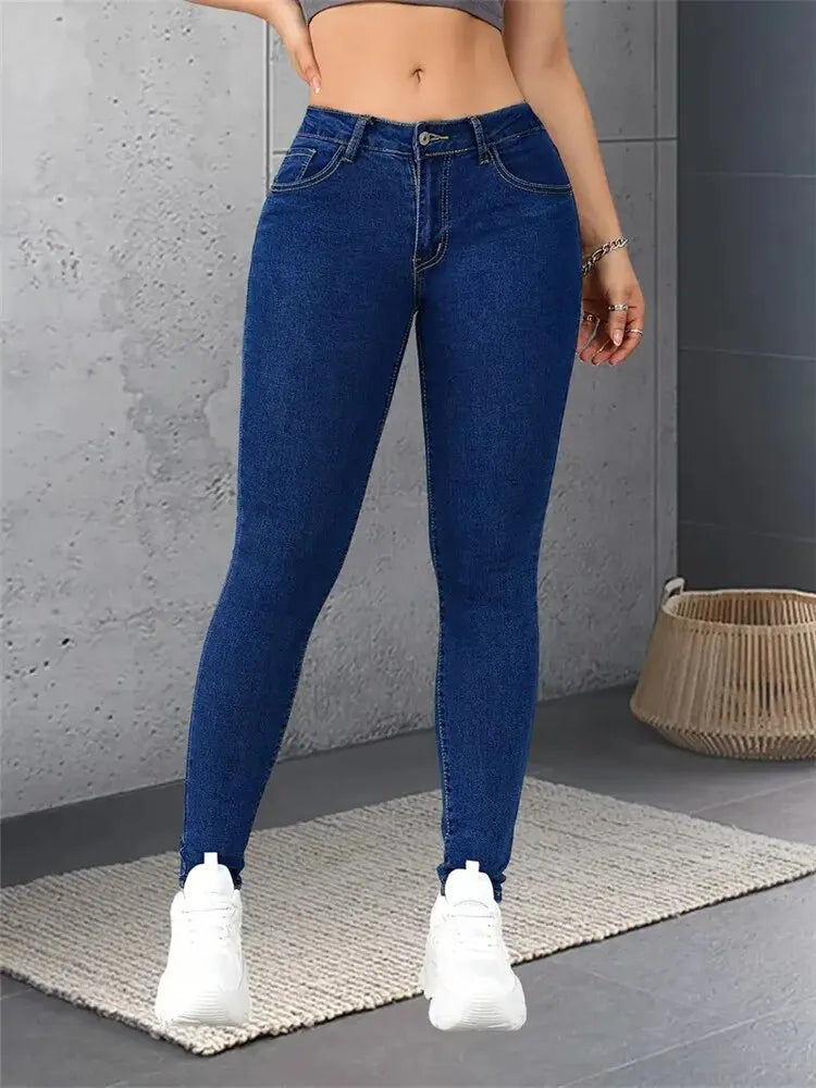 Women’s Stretch Skinny Jeans – Slim Fit Pencil Pants