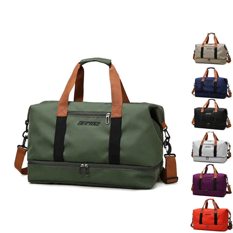 Spacious Dry-Wet Travel Duffle Bag