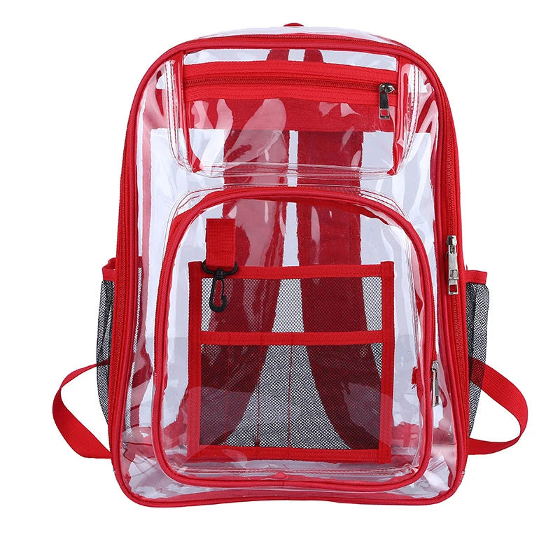 Clear PVC Travel & School Backpack