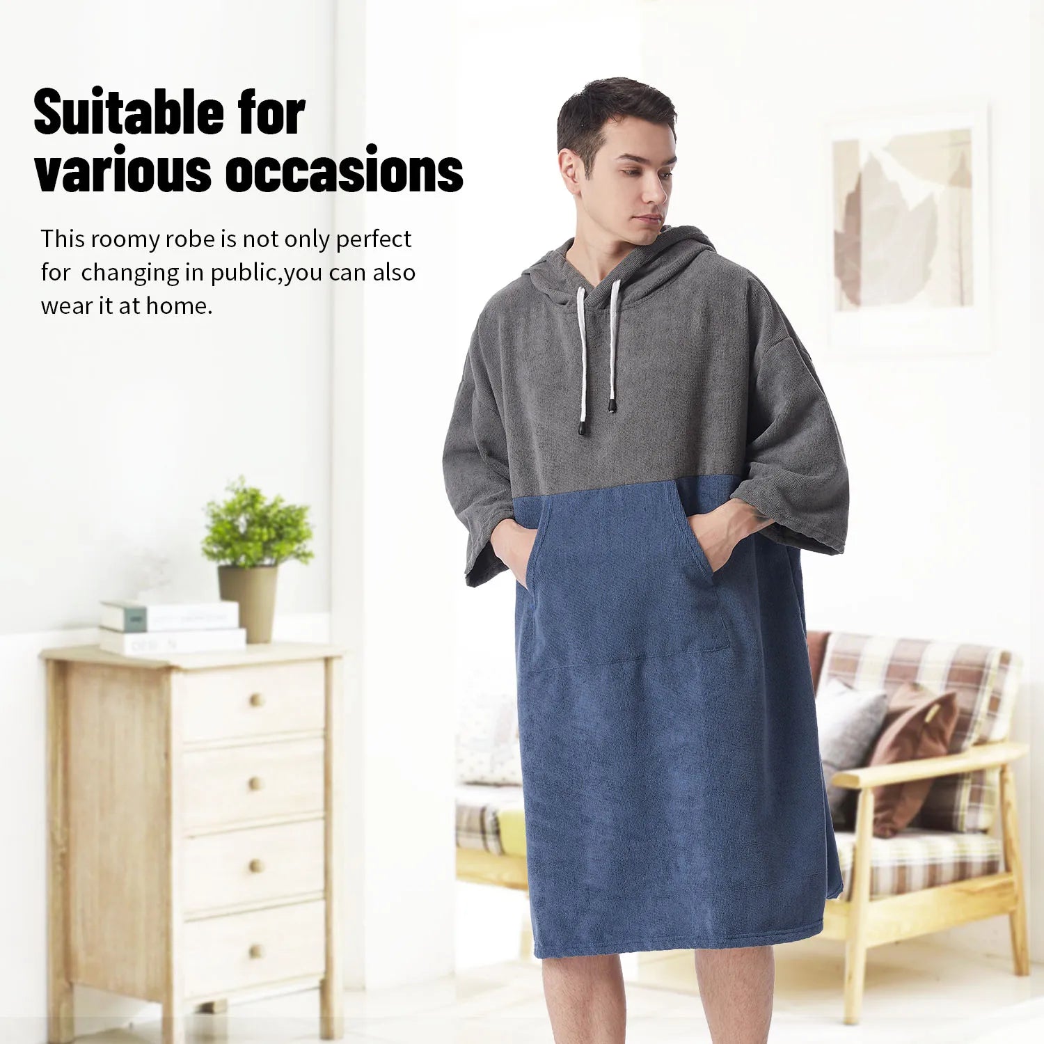 MUTAO Quick-Dry Changing Cloak