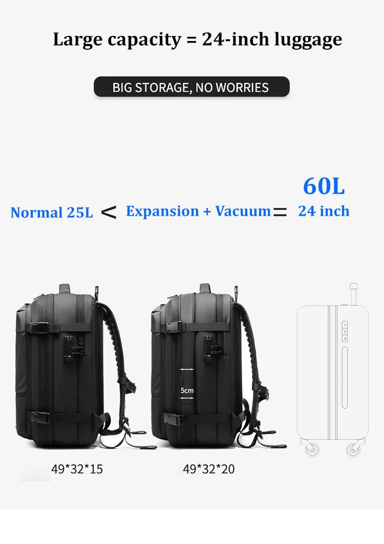 NoEnName Large-Capacity Vacuum Compression Travel