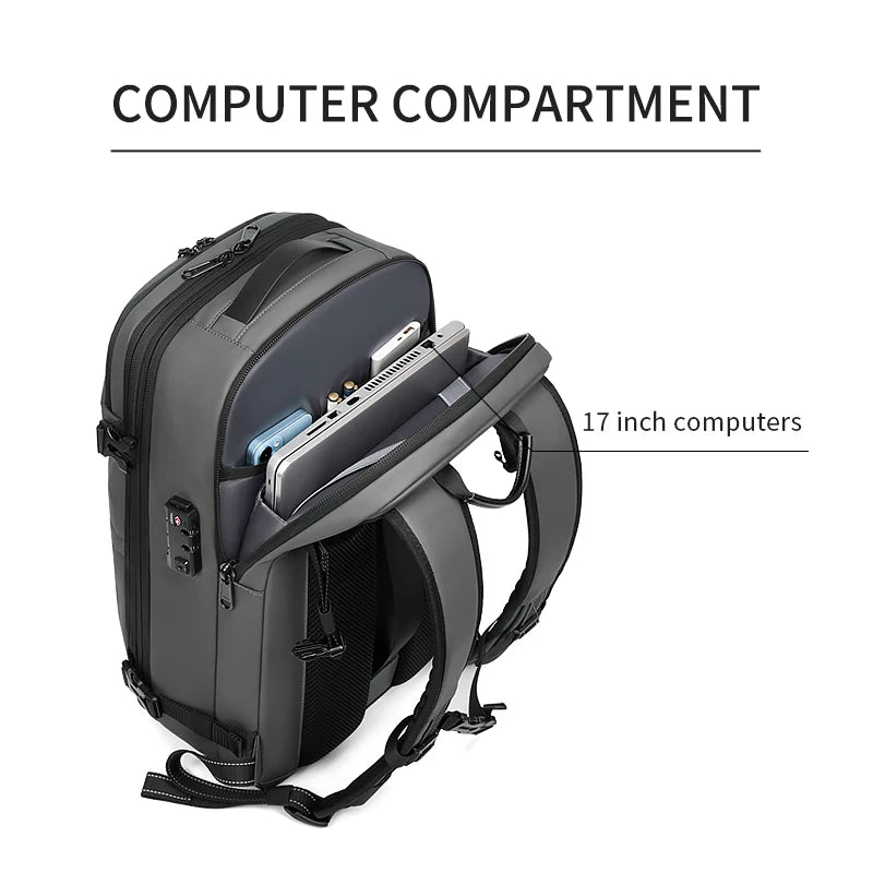Vacuum Compression Travel & Laptop Backpack