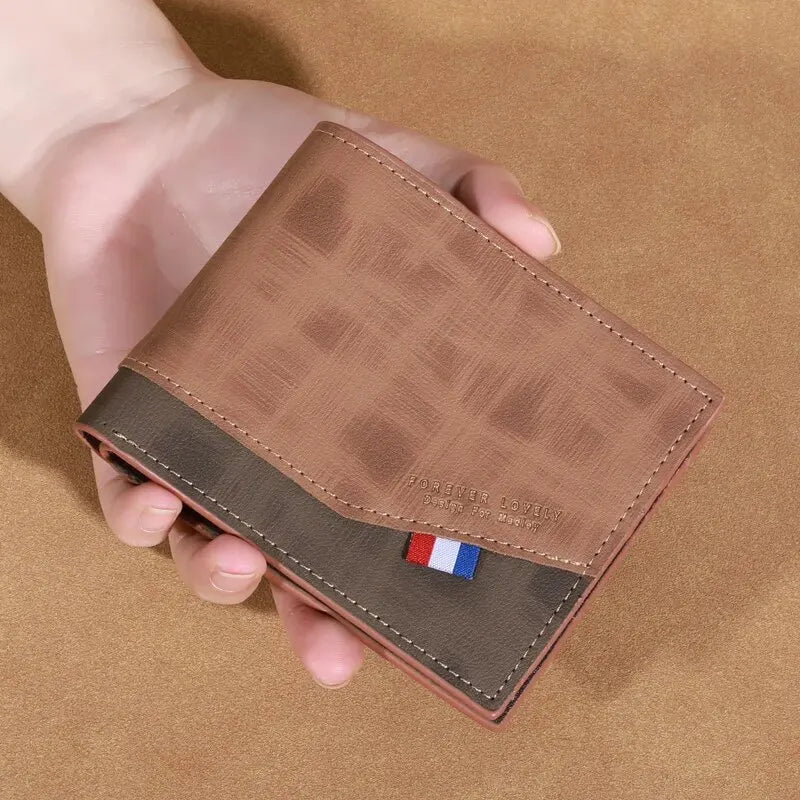 Vintage Multi-Slot Leather Wallet