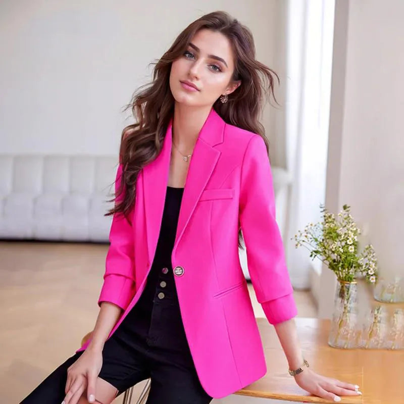 Classic Slim-Fit Office Blazer