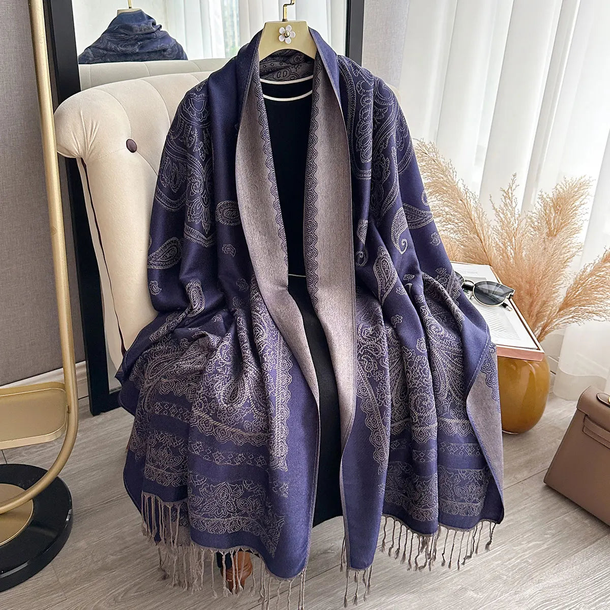 Bohemian Paisley Pashmina Scarf