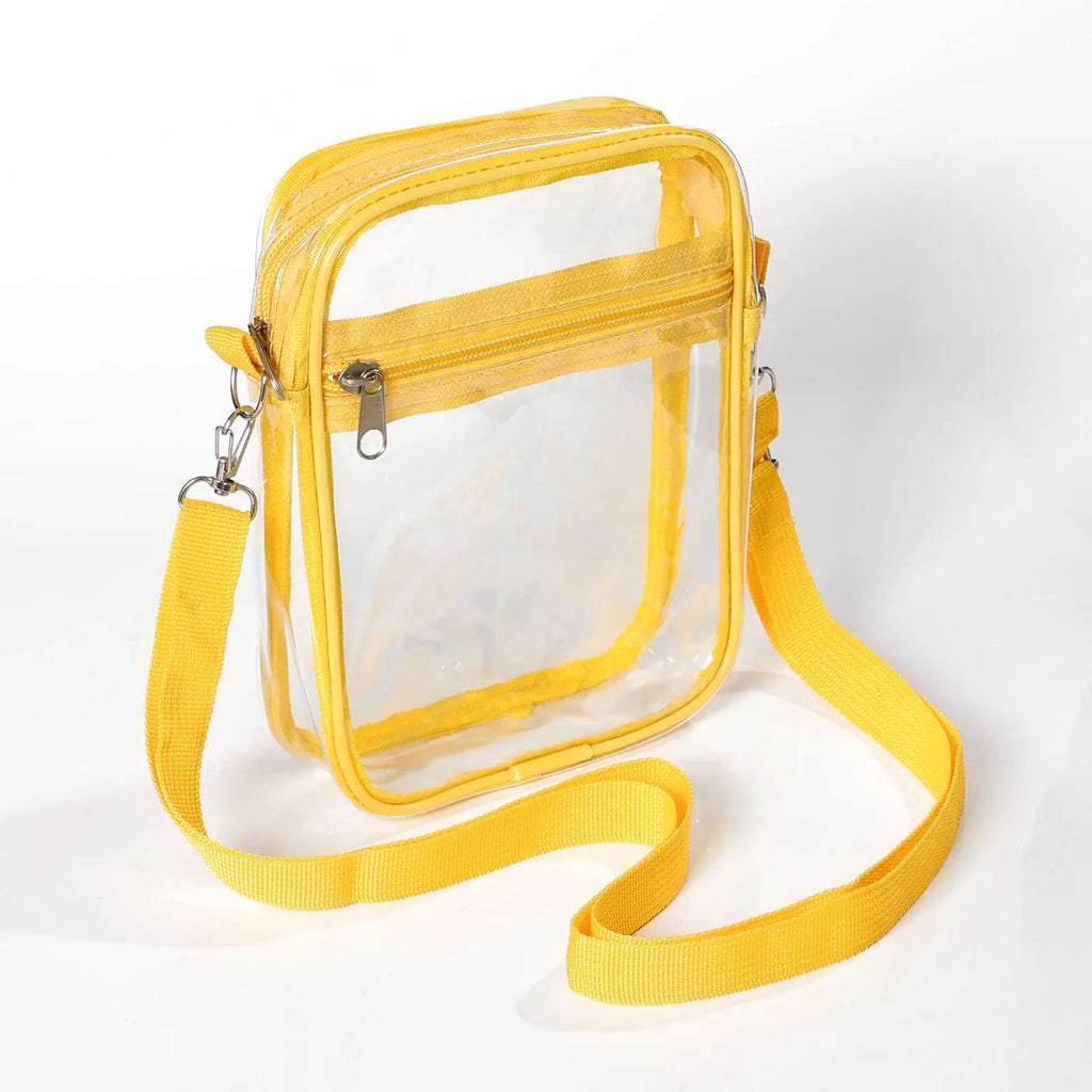 Stadium-Ready Clear Crossbody Purse