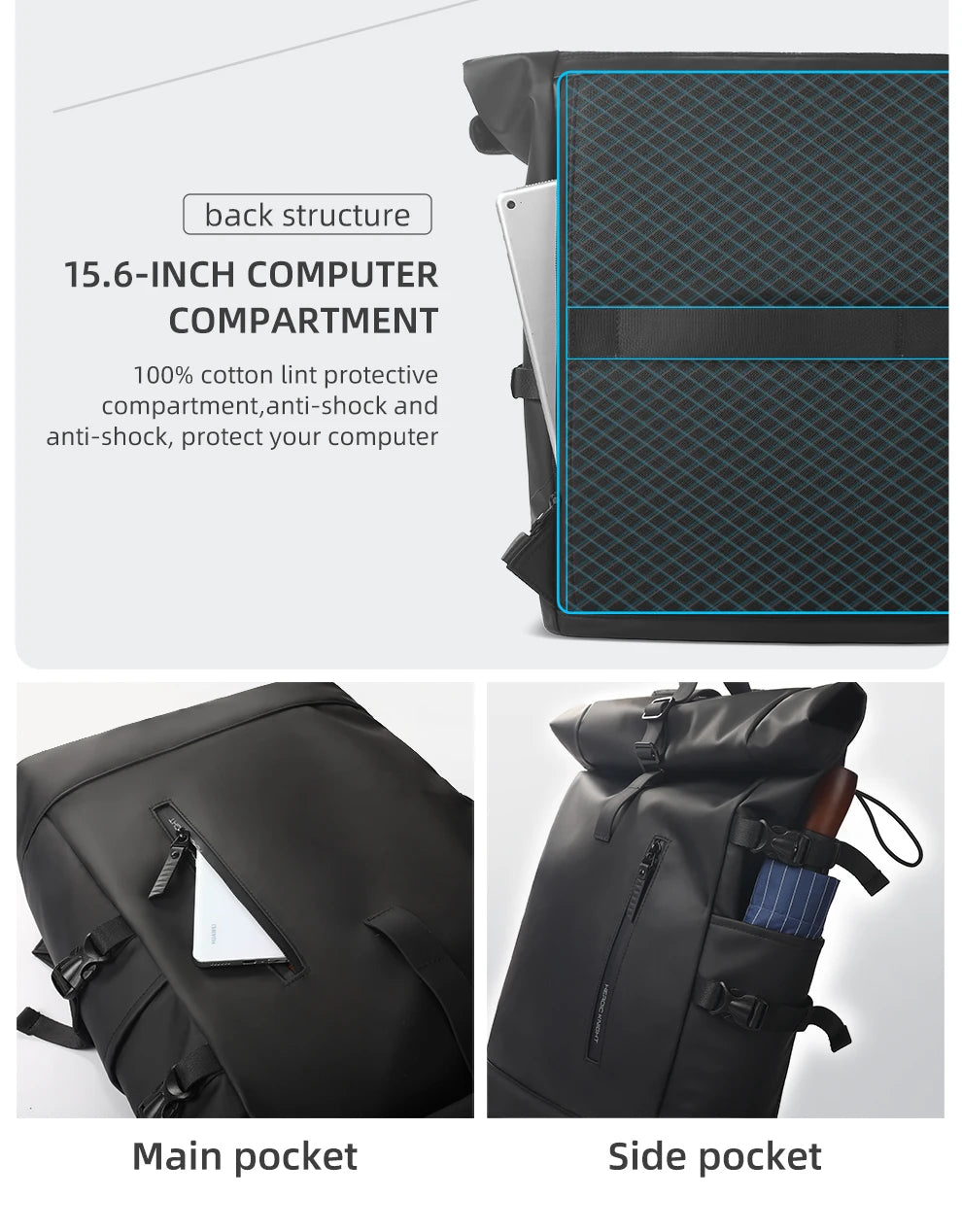 Urban Trek Expandable Laptop Backpack