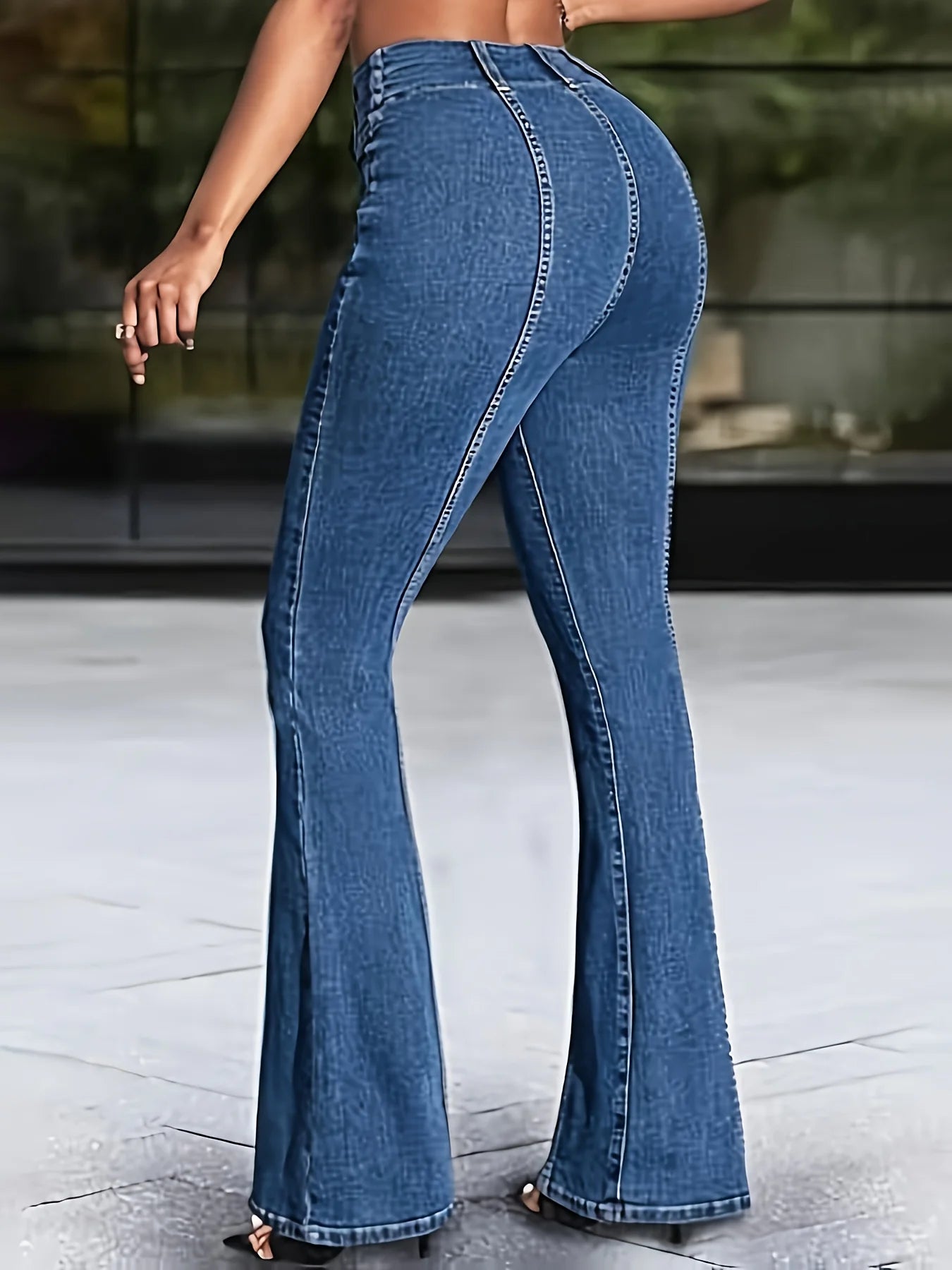Women’s High-Waist Loose Denim Jeans