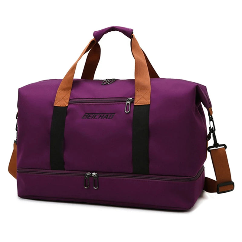 Spacious Dry-Wet Travel Duffle Bag