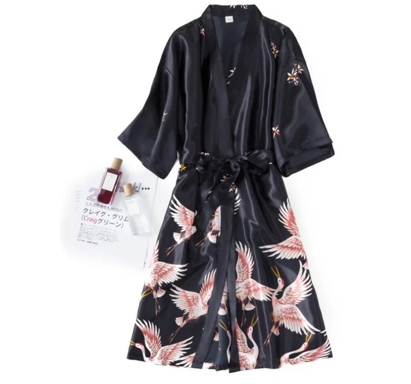 Silky 2PC V-Neck Nightwear Set