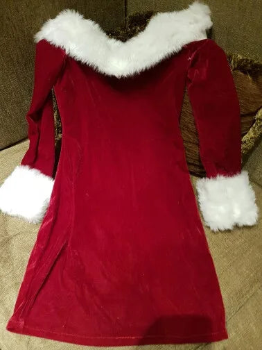 Santa Charm Christmas Kimono Dress