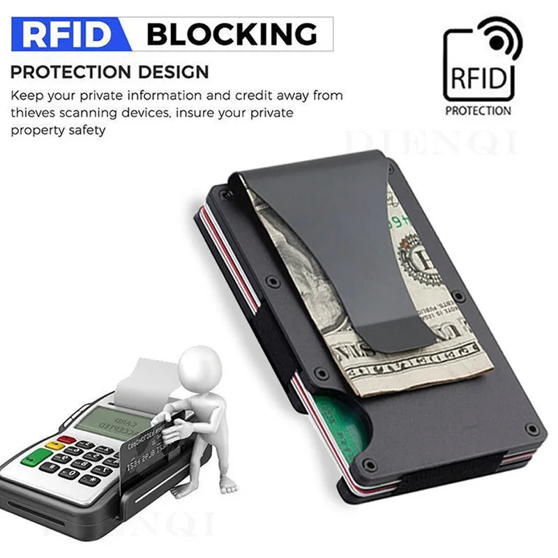 Metal Slim RFID Wallet
