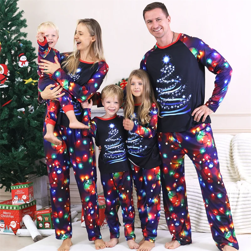 2025 Cartoon Family Christmas Pajama Set