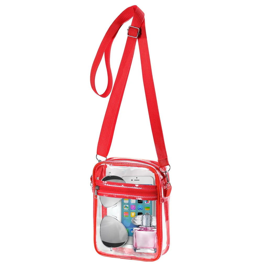 Stadium-Ready Clear Crossbody Purse