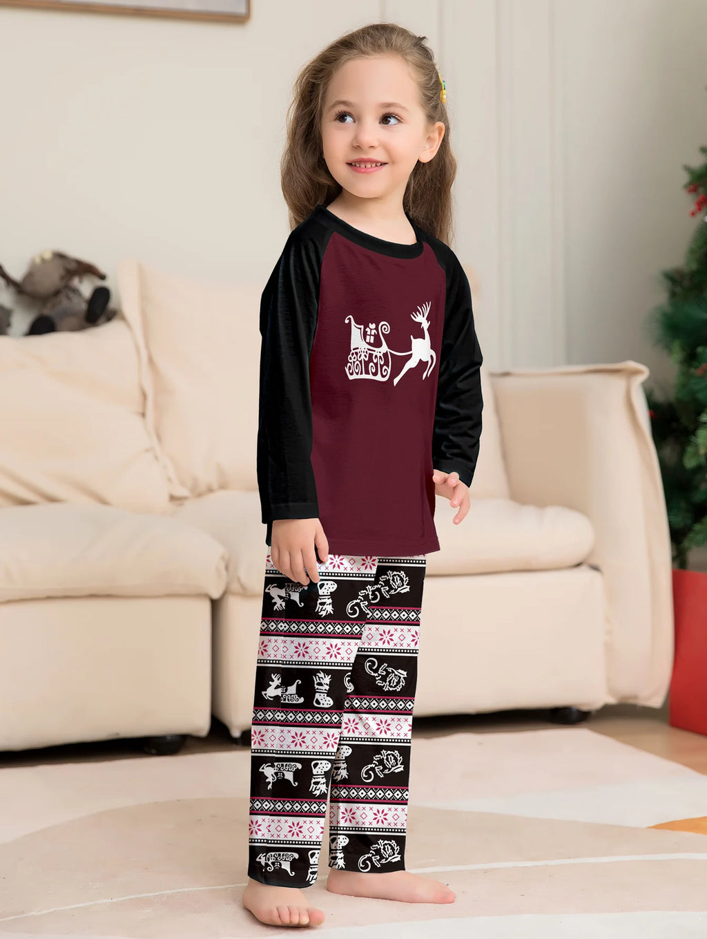 2025 Winter Family Reindeer Pajama Set
