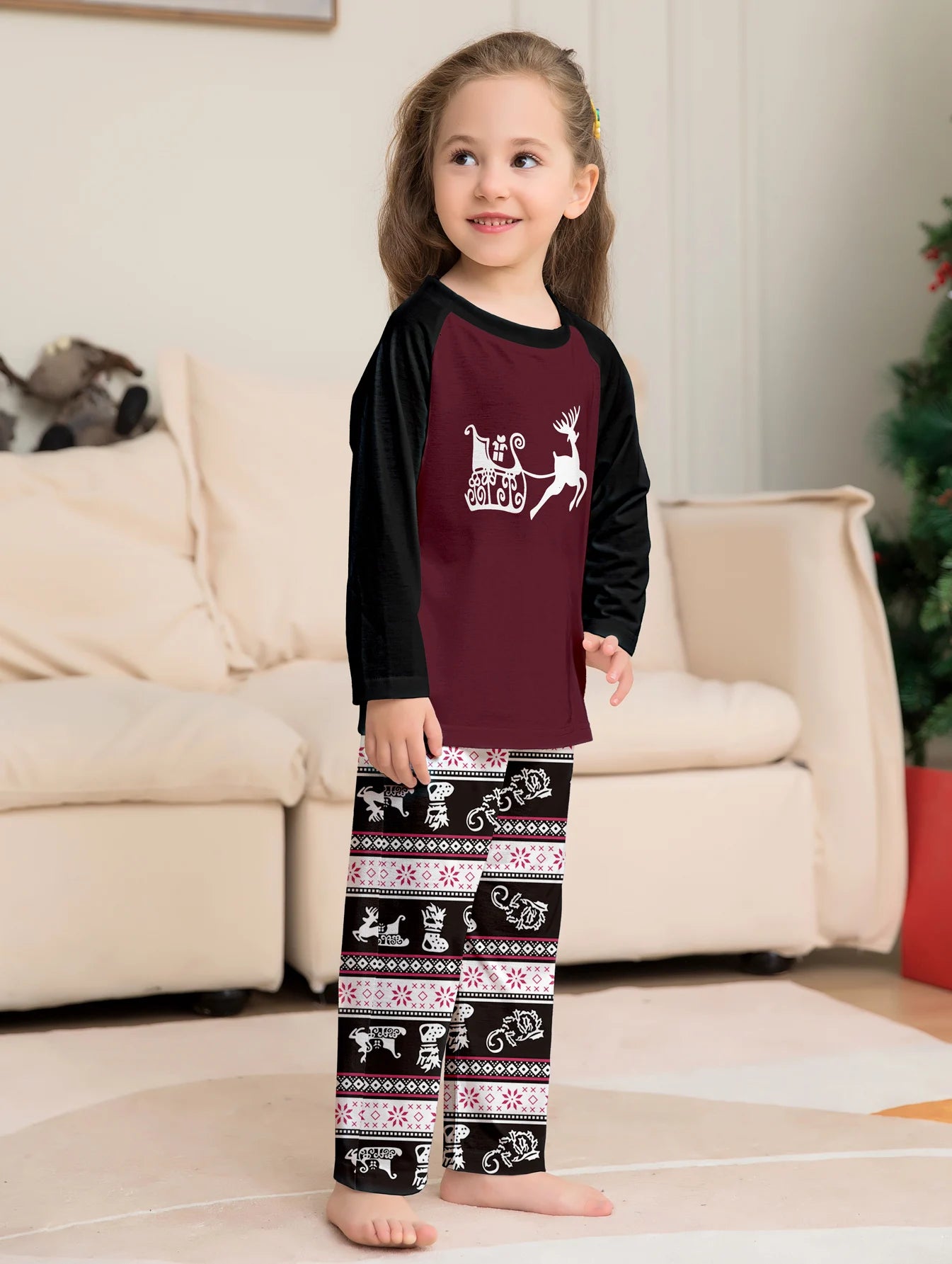 2025 Winter Family Reindeer Pajama Set
