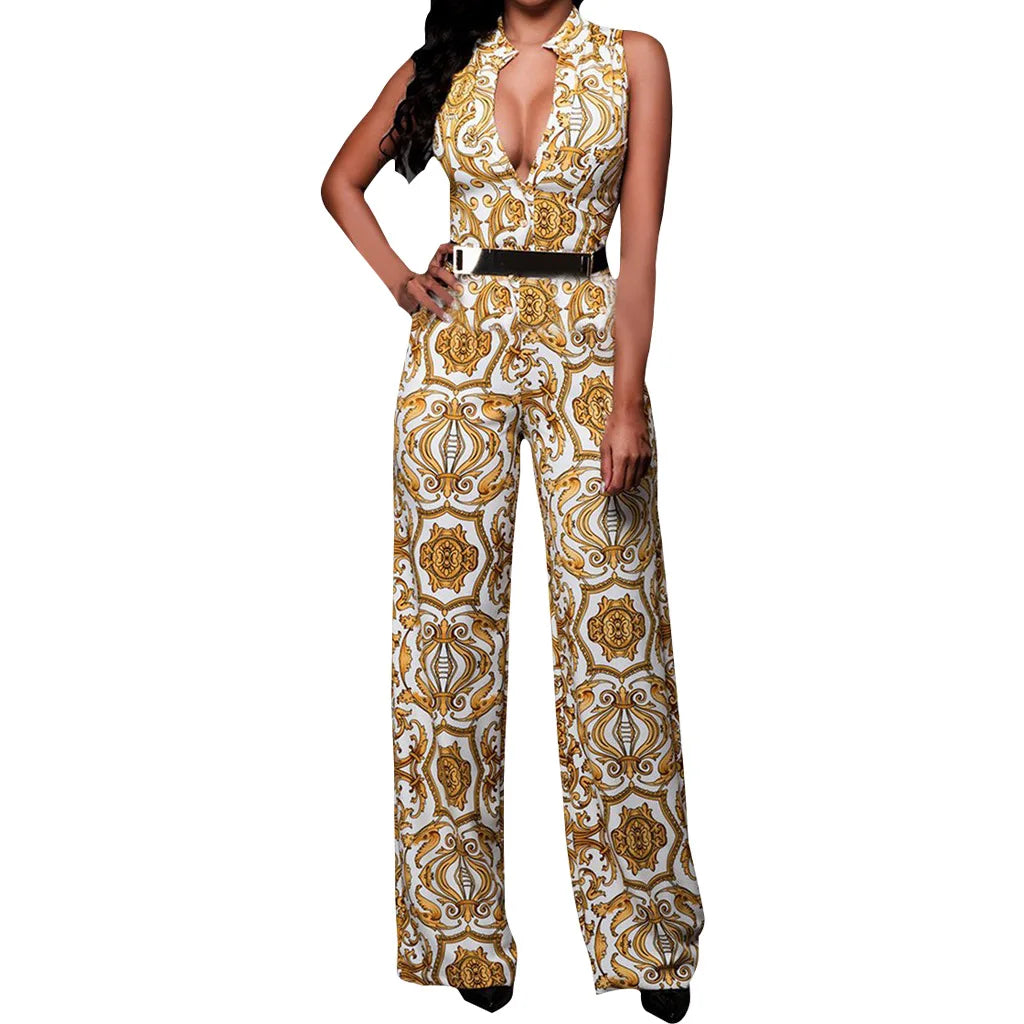 Elegant Tie-Waist Jumpsuit