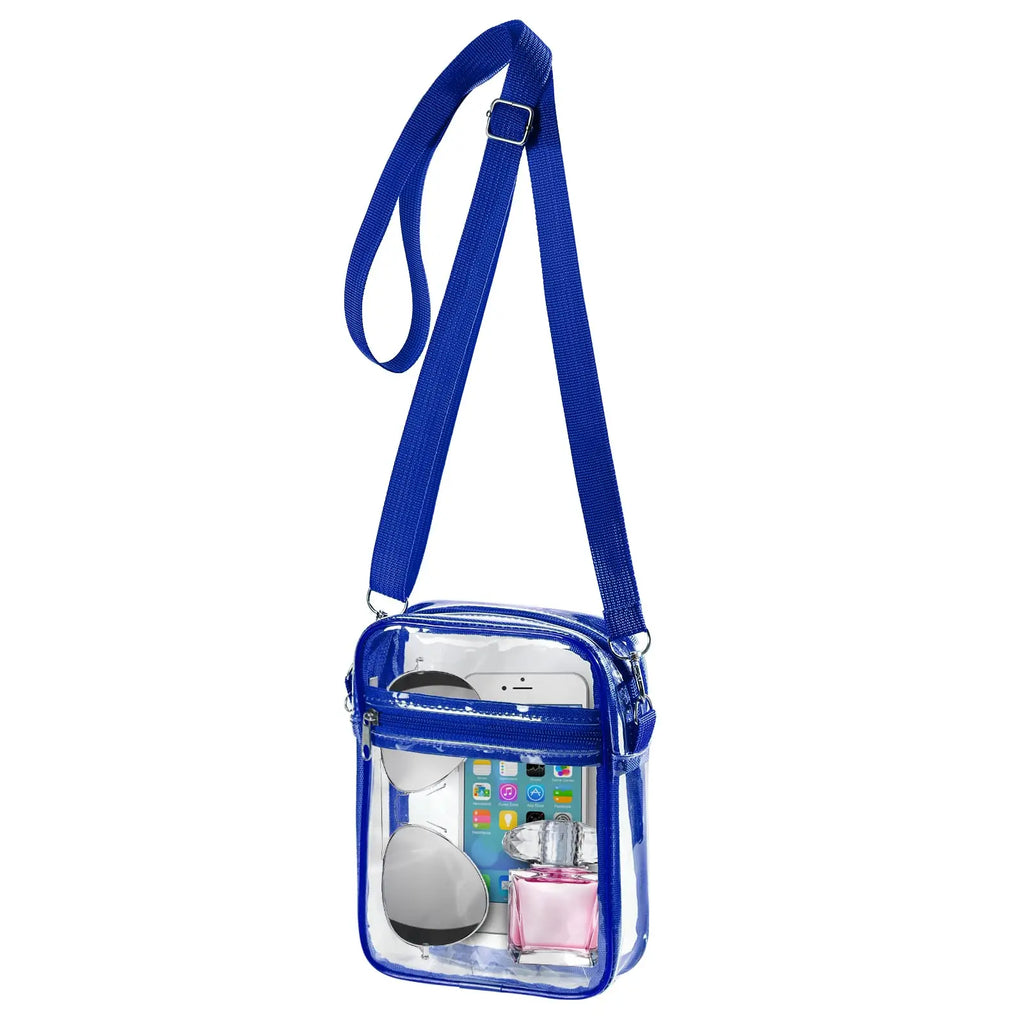 Stadium-Ready Clear Crossbody Purse