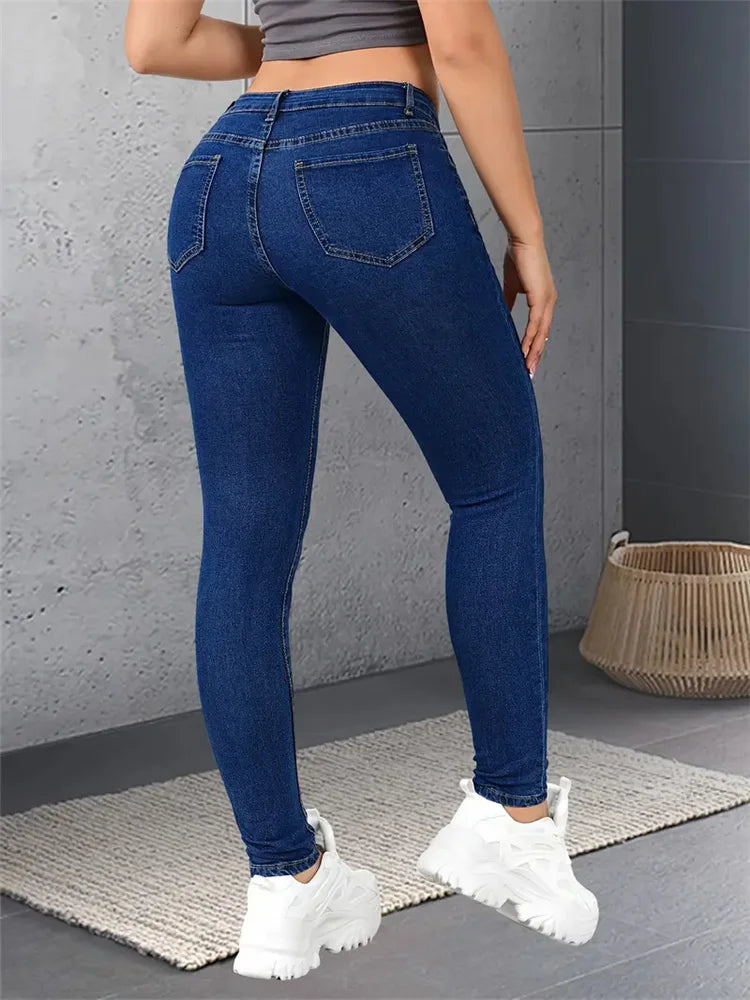 Women’s Stretch Skinny Jeans – Slim Fit Pencil Pants