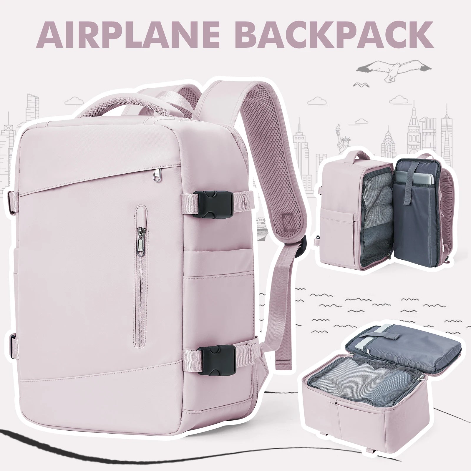 Compact Travel & Cabin Backpack