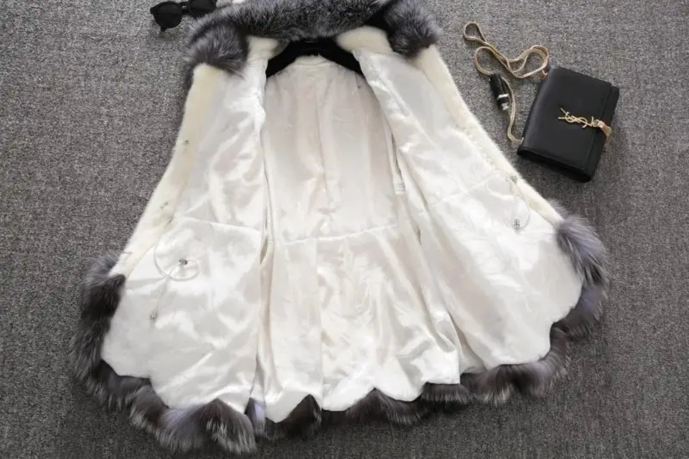 Arctic Luxe Faux Fur Hooded Coat