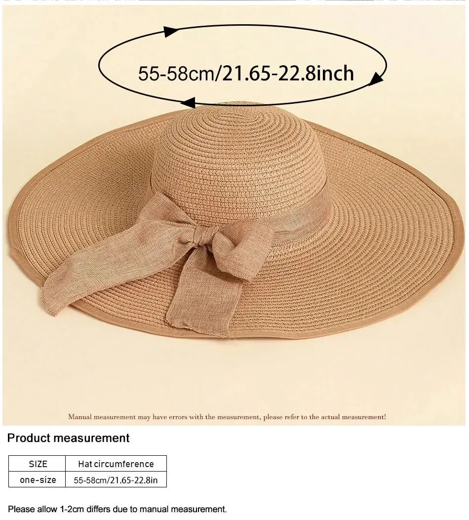 Seaside Elegance Wide Brim Hat