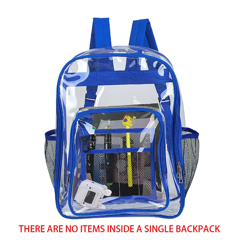 Clear PVC Travel & School Backpack