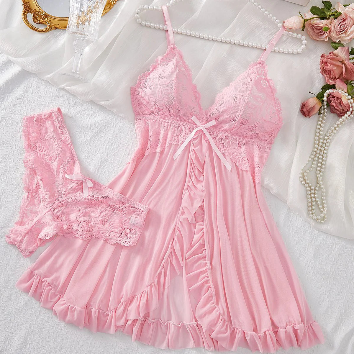 Sexy Lace Lingerie Set for Women