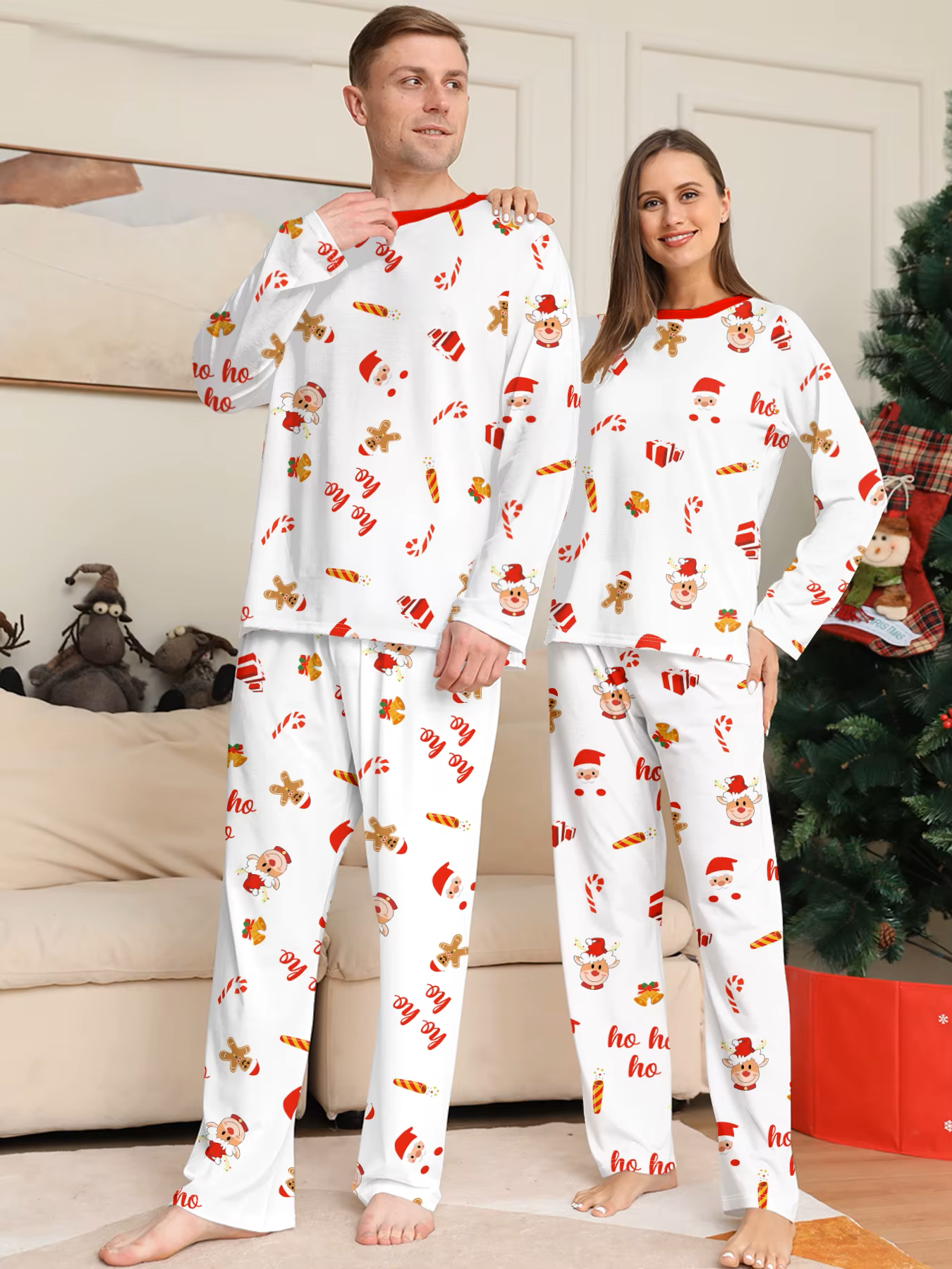 Polar Bear Merry Christmas Family Pajama Set