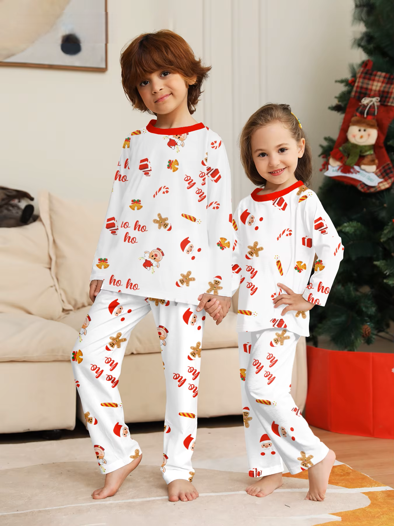 Polar Bear Merry Christmas Family Pajama Set